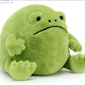 Green Plush Frog Toy for Reptile Pets